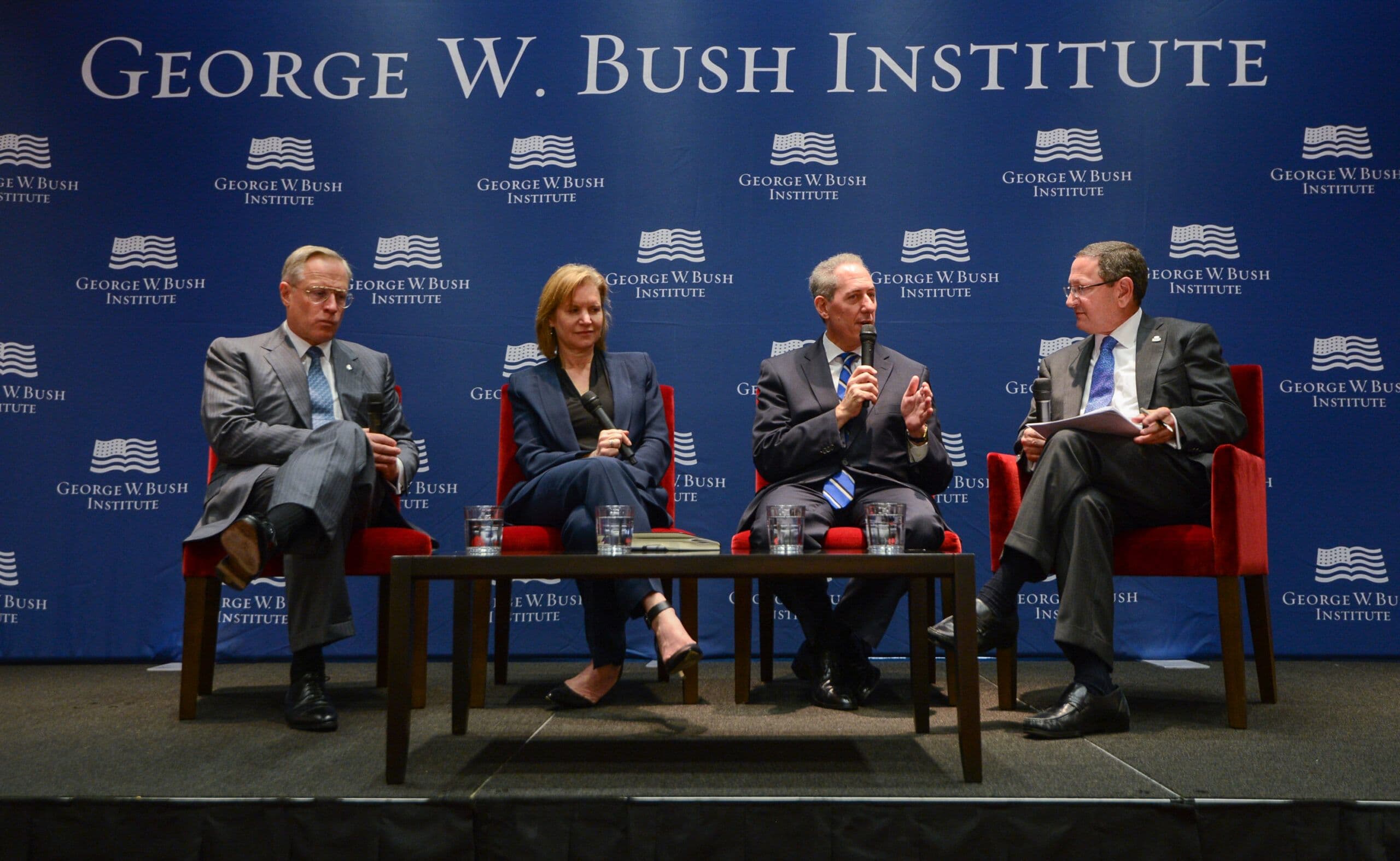 The Bush Institute team at a forum.