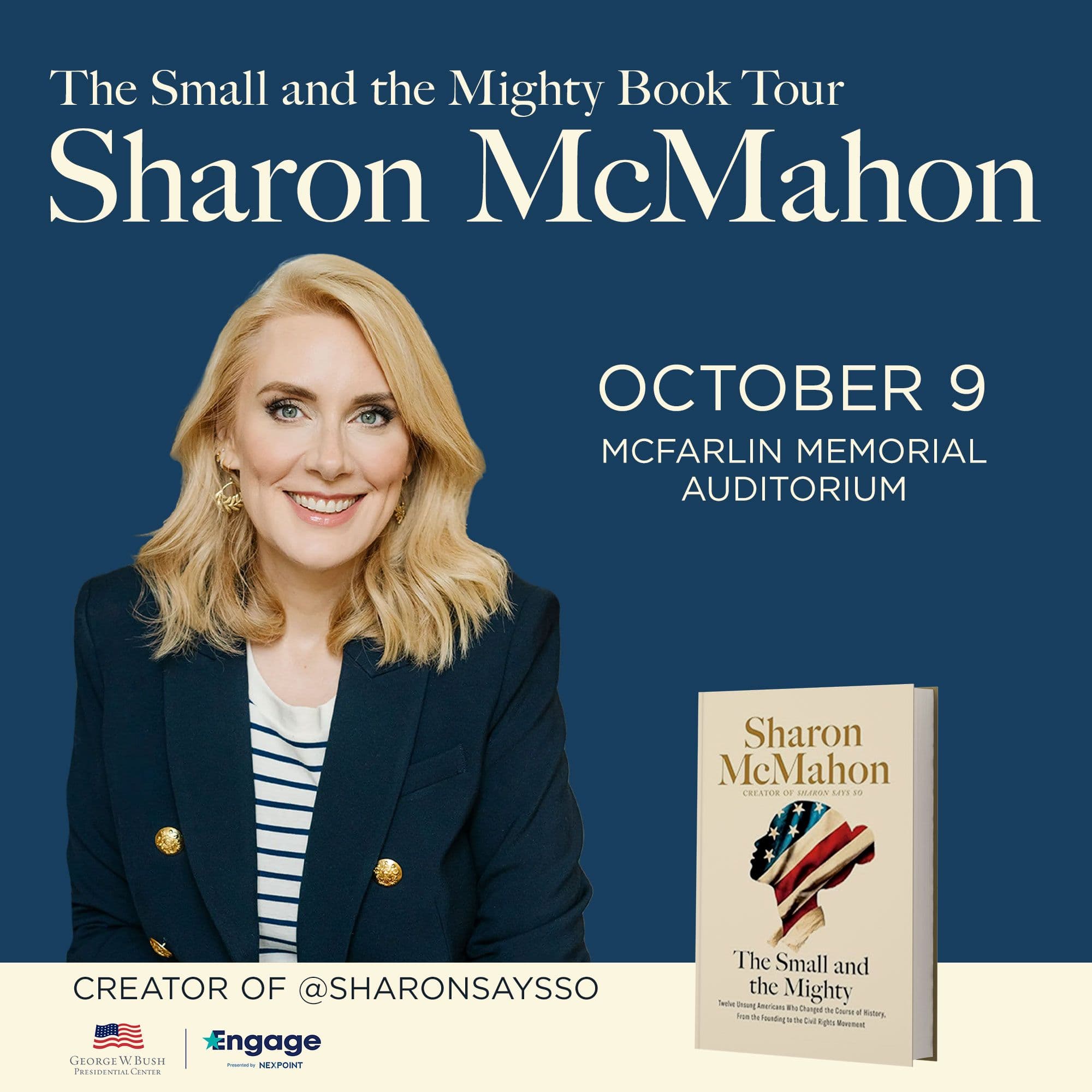 Sharon McMahon: The Small and the Mighty Book Tour