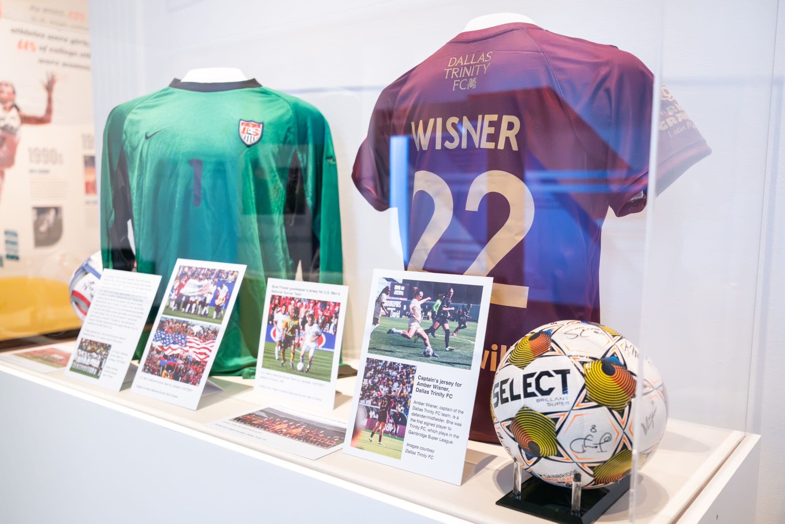 Bush Center debuts soccer display as Dallas prepares to host 2026 FIFA World Cup