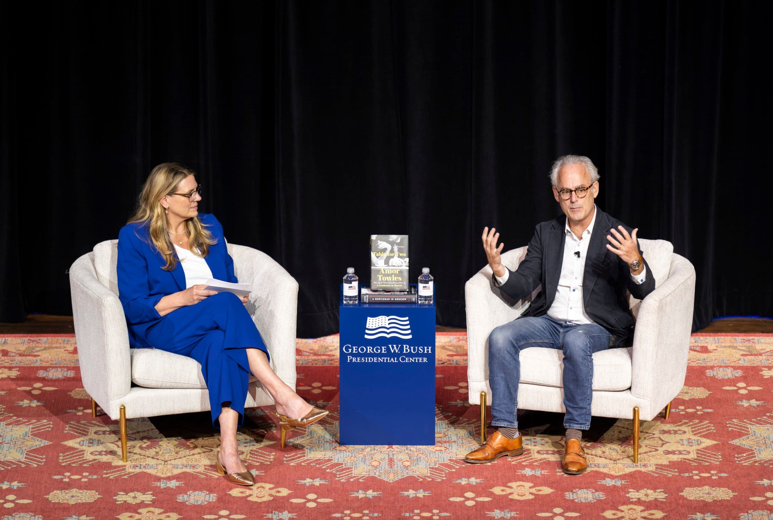 Laura Bush Book Club with Author Amor Towles