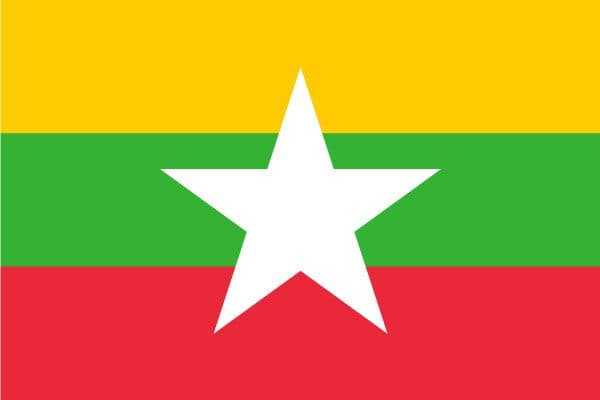 Burma flag.